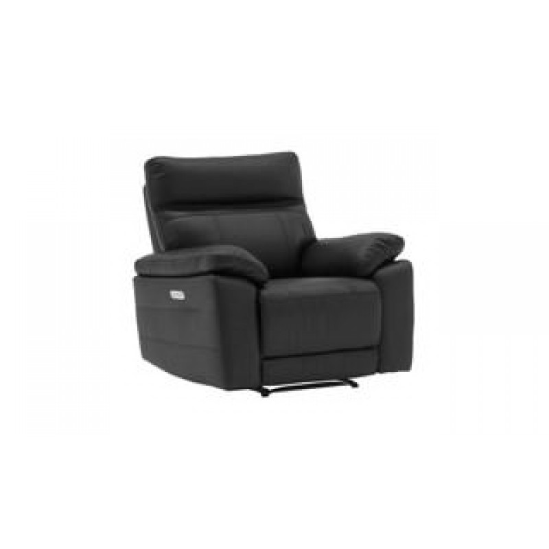 VL Positano 1 Seater Electric Recliner - Black (Nett)